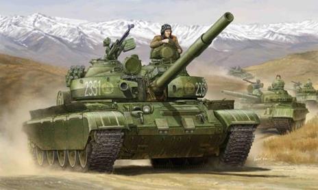 Russian T-62 Bdd Mod.1984 Mod.1972 Modification Tank 1:72 Plastic Model Kit Riptr 07148 - 2