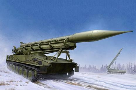 2P16 Launcher With Missile Of 2K6 Luna Frog-5 1:35 Plastic Model Kit Riptr 09545 - 2