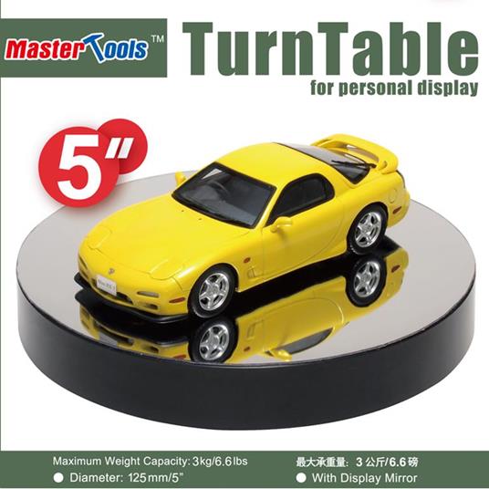 Espositore Girevole Turntable Display diam 125mm for 1:43 Models RIPTR 09836