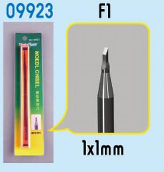 Cesello Modellismo - Model Chisel F1 1x1mm RIPTR 09923