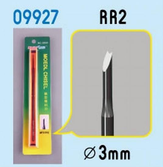 Cesello Modellismo Model Chisel RR2 diametro 3mm RIPTR 09927