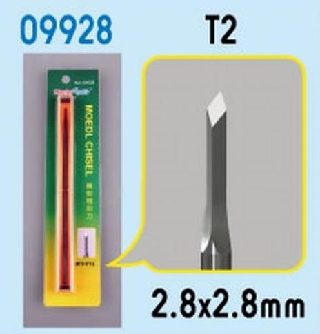 Cesello Modellismo Model Chisel T2 2.8x2.8mm RIPTR 09928
