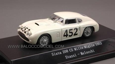 Siata 208 Cs 452 Mille Miglia Stazzi / Melocchi 1953 1:43 Model 54021 - 2