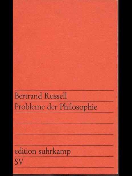 Probleme der Philosophie - Bertrand Russell - 3
