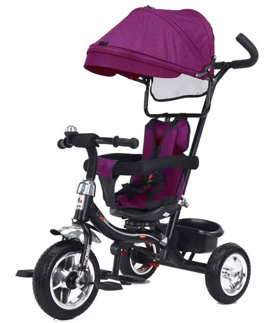 TOYS - Triciclo Purple con Maniglione Direzionabile - 1016