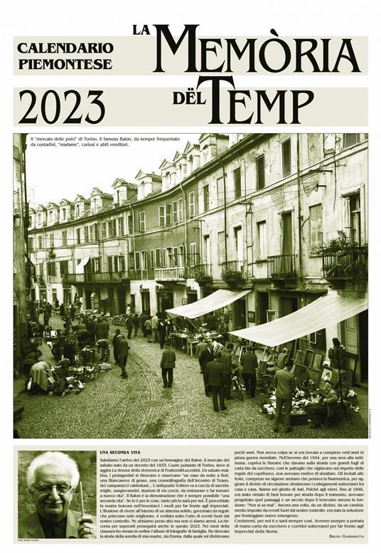 La memoria del tempo Calendario piemontese 2026