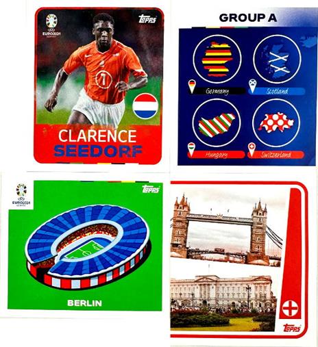 Topps - EURO 2024 Figurine - Box da 50 bustine - 2