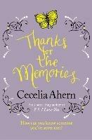 Thanks for the Memories - Cecelia Ahern - cover