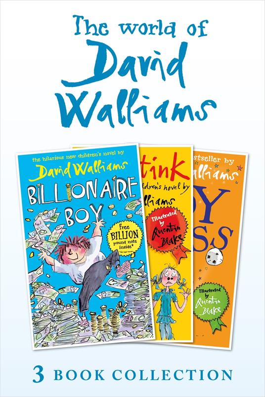 The World of David Walliams 3 Book Collection (The Boy in the Dress, Mr Stink, Billionaire Boy) - David Walliams,Quentin Blake,Tony Ross - ebook