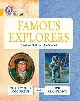 Famous Explorers: Christopher Columbus and Neil Armstrong: Band 09/Gold - Charlotte Guillain - cover