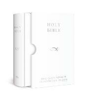 HOLY BIBLE: King James Version (KJV) White Presentation Edition - Collins UK - cover