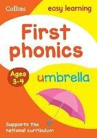 First Phonics Ages 3-4: Ideal for Home Learning - Collins Easy Learning - cover