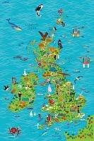 Children’s Wall Map of the United Kingdom and Ireland: Ideal Way for Kids to Improve Their Uk Knowledge - Collins Kids - cover