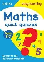 Maths Quick Quizzes Ages 5-7: Ideal for Home Learning - Collins Easy Learning - cover