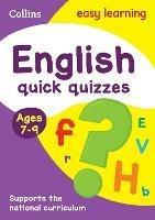 English Quick Quizzes Ages 7-9: Ideal for Home Learning - Collins Easy Learning - cover