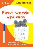 First Words Age 3-5 Wipe Clean Activity Book: Ideal for Home Learning