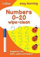 Numbers 0-20 Age 3-5 Wipe Clean Activity Book: Ideal for Home Learning - Collins Easy Learning - cover