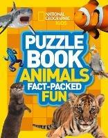 Puzzle Book Animals: Brain-Tickling Quizzes, Sudokus, Crosswords and Wordsearches - National Geographic Kids - cover