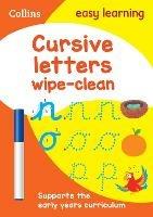 Cursive Letters Age 3-5 Wipe Clean Activity Book: Ideal for Home Learning - Collins Easy Learning - cover