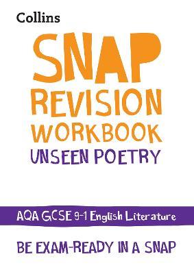 AQA Unseen Poetry Anthology Workbook: Ideal for the 2025 and 2026 Exams - Collins GCSE - cover