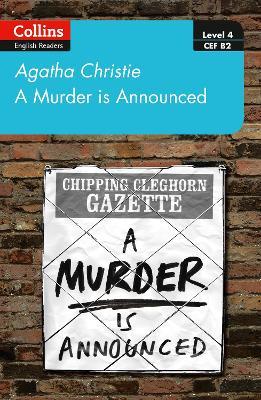 A murder is announced: Level 4 – Upper- Intermediate (B2) - Agatha Christie - cover