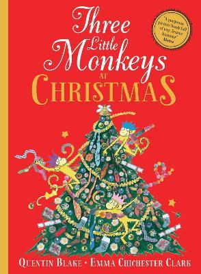 Three Little Monkeys at Christmas - Quentin Blake - cover