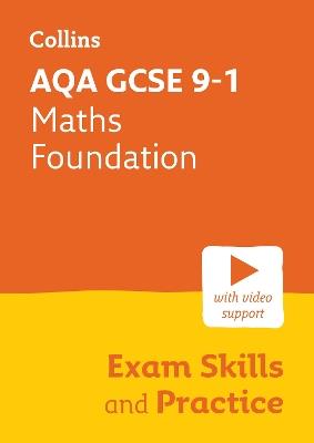 AQA GCSE 9-1 Maths Foundation Exam Skills and Practice: Ideal for the 2025 and 2026 Exams - Collins GCSE - cover