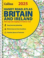 2025 Collins Handy Road Atlas Britain and Ireland: A5 Spiral