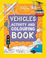 Vehicles Activity and Colouring Book