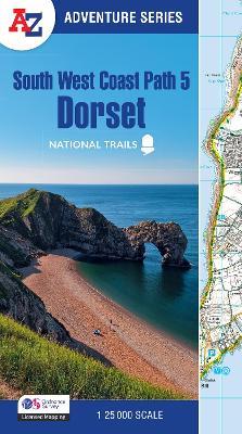 South West Coast Path 5 – Dorset: With Ordnance Survey Mapping - A-Z Maps - cover