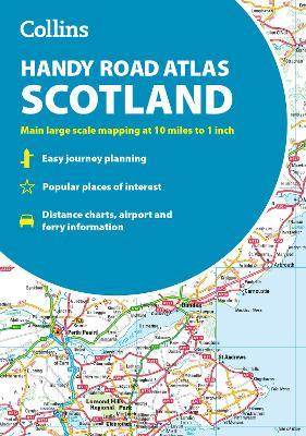 Collins Handy Road Atlas Scotland: Clear and Detailed Map of Scotland in a Handy Size - Collins Maps - cover