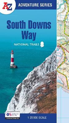 South Downs Way: With Ordnance Survey Mapping - A-Z Maps - cover