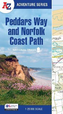 Peddars Way and Norfolk Coast Path: With Ordnance Survey Mapping - A-Z Maps - cover