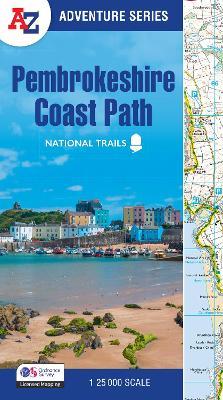 Pembrokeshire Coast Path: With Ordnance Survey Mapping - A-Z Maps - cover