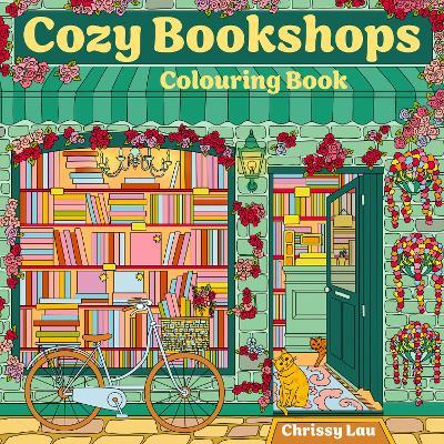 Cozy Bookshops: Colouring Book - cover