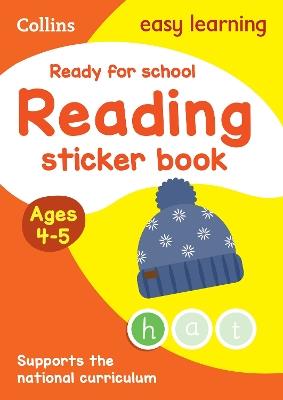Ready for school: reading Sticker Book Ages 4-5 - Collins Easy Learning - cover