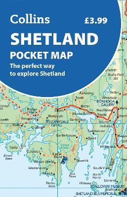 Shetland Pocket Map: The Perfect Way to Explore the Shetland Islands - Collins Maps - cover