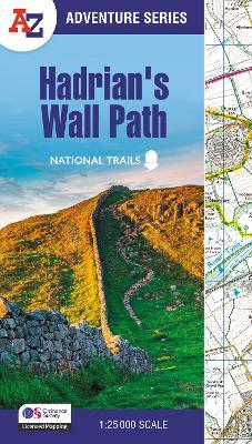 Hadrian's Wall Path: With Ordnance Survey Mapping - A-Z Maps - cover
