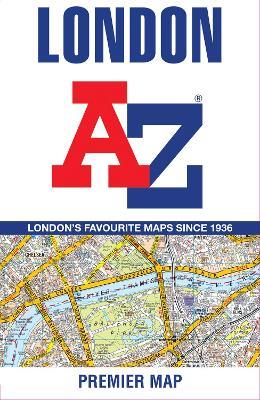 London A-Z Premier Map: Navigate London with Ease - A-Z Maps - cover