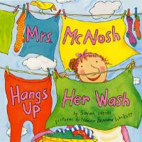 Mrs McNosh Hangs Up Her Wash - Sarah Weeks - cover