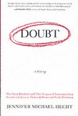 Doubt: A History - Jennifer Hecht - cover