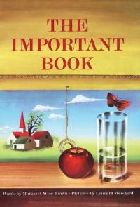 The Important Book - Margaret Wise Brown - cover