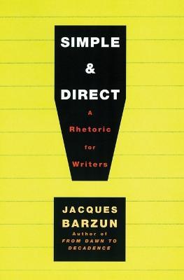 Simple & Direct - Jacques Barzun - cover
