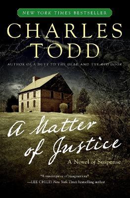 A Matter of Justice - Charles Todd - cover