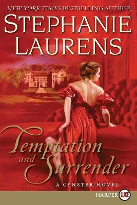 Temptation and Surrender Large Print - Stephanie Laurens - cover