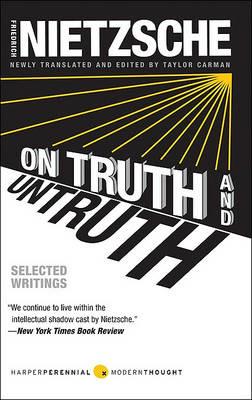 On Truth and Untruth: Selected Writings - Friedrich Nietzsche - cover