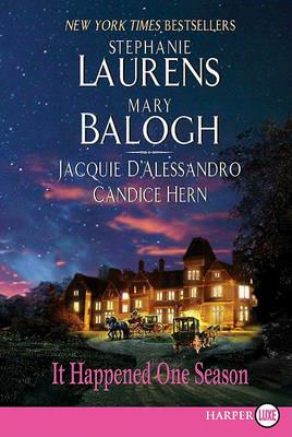 It Happened One Season Large Print - Stephanie Laurens - cover