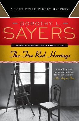 The Five Red Herrings: A Lord Peter Wimsey Mystery - Dorothy L Sayers - cover