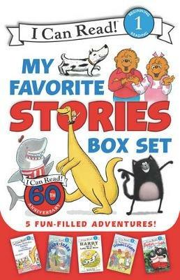 I Can Read My Favorite Stories Box Set: Happy Birthday, Danny and the Dinosaur!; Clark the Shark: Tooth Trouble; Harry and the Lady Next Door; The Berenstain Bears: Down on the Farm; Splat the Cat Makes Dad Glad - Various,Stan & Jan Berenstain,Ree Drummond - cover