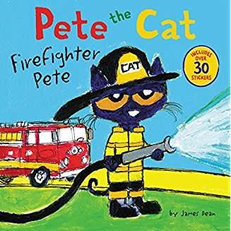 Pete The Cat: Firefighter Pete - James Dean - cover